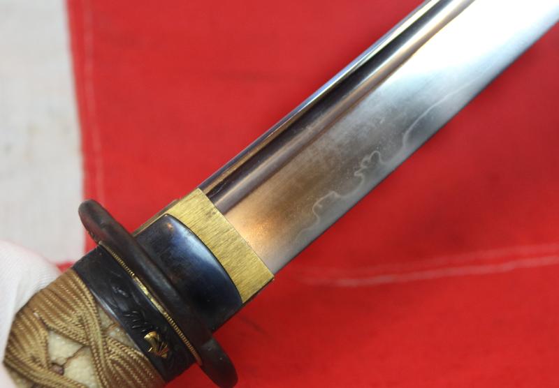 A Fabulous and Utterly Beautiful Koto Period Wakizashi, Circa 1550. a Strong and Very Powerful Blade with a Stunning Hamon in Excellent Polish