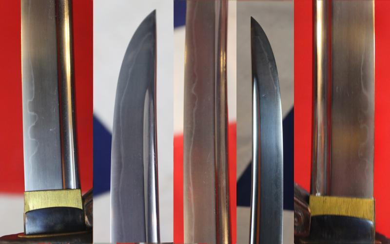 A Fabulous and Utterly Beautiful Koto Period Wakizashi, Circa 1550. a Strong and Very Powerful Blade with a Stunning Hamon in Excellent Polish