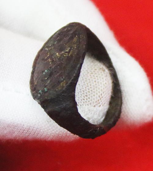 An Early Roman Empire Period 1st Century Status Seal Ring Depicting Winged Pegasus and Bellerophon Slaying the Monstrous Chimaera With His Spear