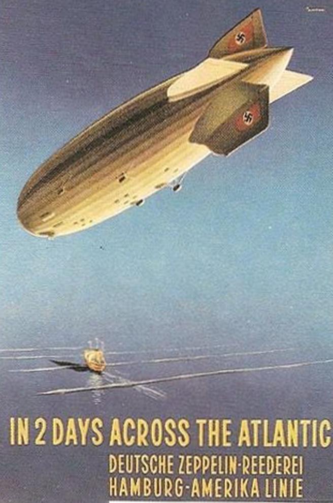 Solid Silver Hallmarked L.Z.127 Graf Zeppelin Airship Aerospace Medal 1928 Issue