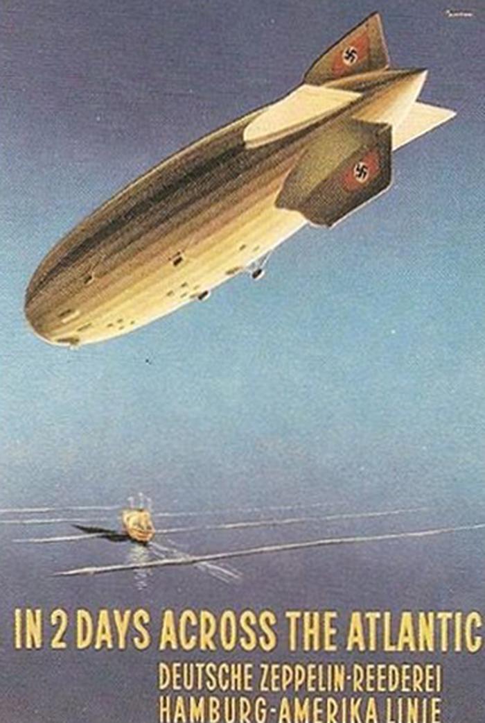 Solid Silver Hallmarked L.Z.127 Graf Zeppelin Airship Aerospace Medal 1929 World Flight Issue