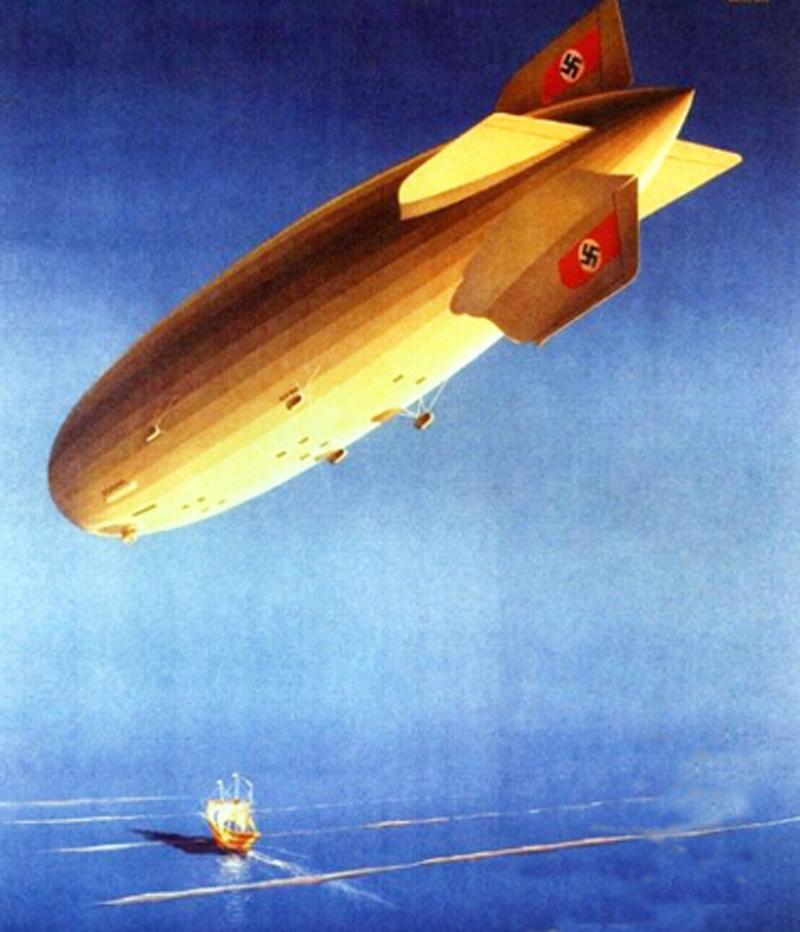 Solid Silver Hallmarked L.Z.127 Graf Zeppelin Airship Aerospace Medal 1929 World Flight Issue