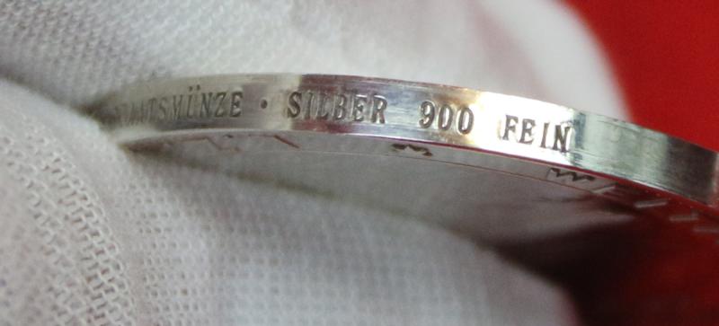 Solid Silver Hallmarked L.Z.127 Graf Zeppelin Airship Aerospace Medal 1929 World Flight Issue