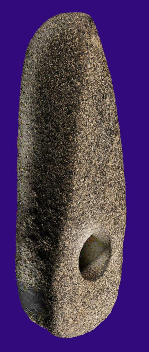 A Stunning & Rare Original Neolithic Battle Axe 4,000 to 5,000 Years OId. Recovered From Oxfordshire. With An Incredible Weighty Heft of Two Pounds. Potentially A PreHistoric Anglo-Norse Weapon