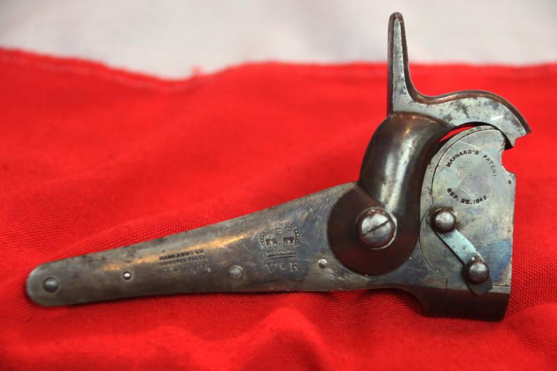 A Superb Case Hardened Steel Gun Lock Of a Greene Carbine 1856 For the Crimean War Then the American Civil War