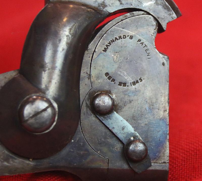 A Superb Case Hardened Steel Gun Lock Of a Greene Carbine 1856 For the Crimean War Then the American Civil War