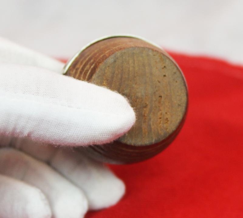 Battle of the River Plate, HMS Ajax Miniature Wooden Barrel Made From Teak from the Ship