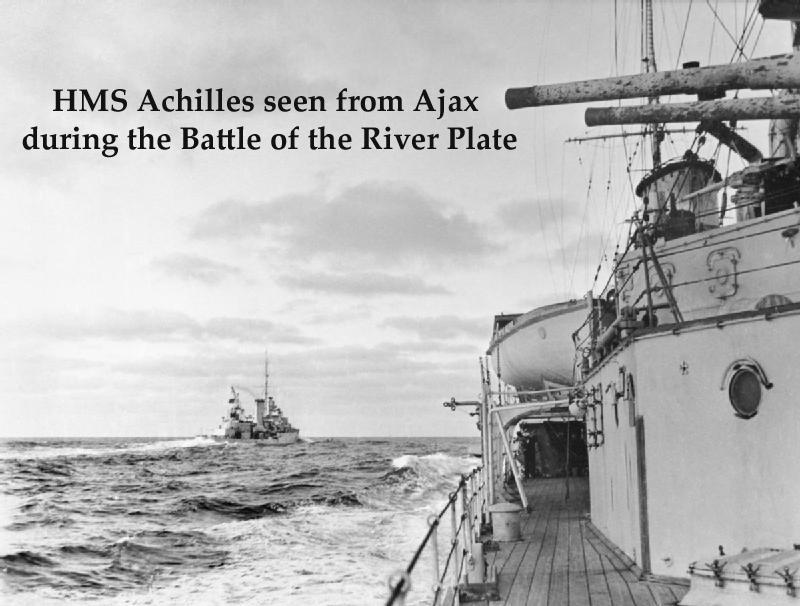 Battle of the River Plate, HMS Ajax Miniature Wooden Barrel Made From Teak from the Ship