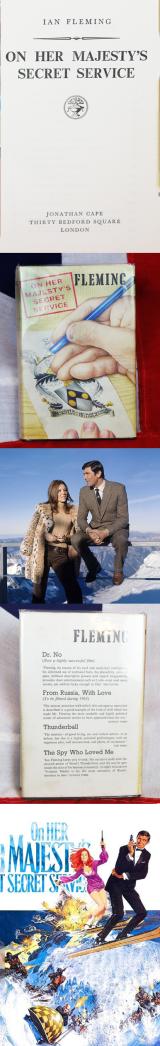 On Her Majesty s Secret Service, Ian Fleming, 1st Edition Very Nice Condition Overall