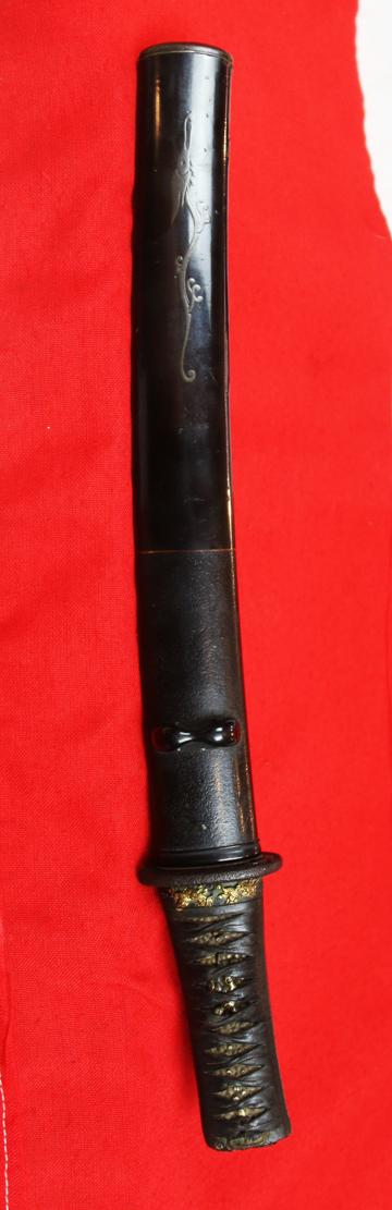 A Beautiful Samurai Shinto Kirin Based Tanto Fabulous Signed Blade by Echizen Ju Yasutsugu