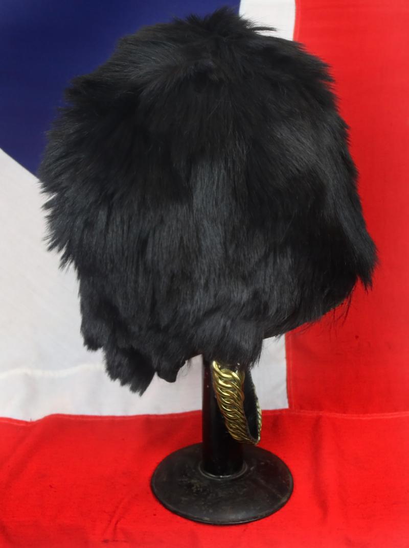 A Very, Very Rare Scots Fusilier Guards Officer's Bearskin Cap 1854. Used at Sebastopol and Alm. The Only Other 'Foldable' Bearskin, Surviving From The Crimean War, That We Know Of, Can Be Seen in The Guards Museum