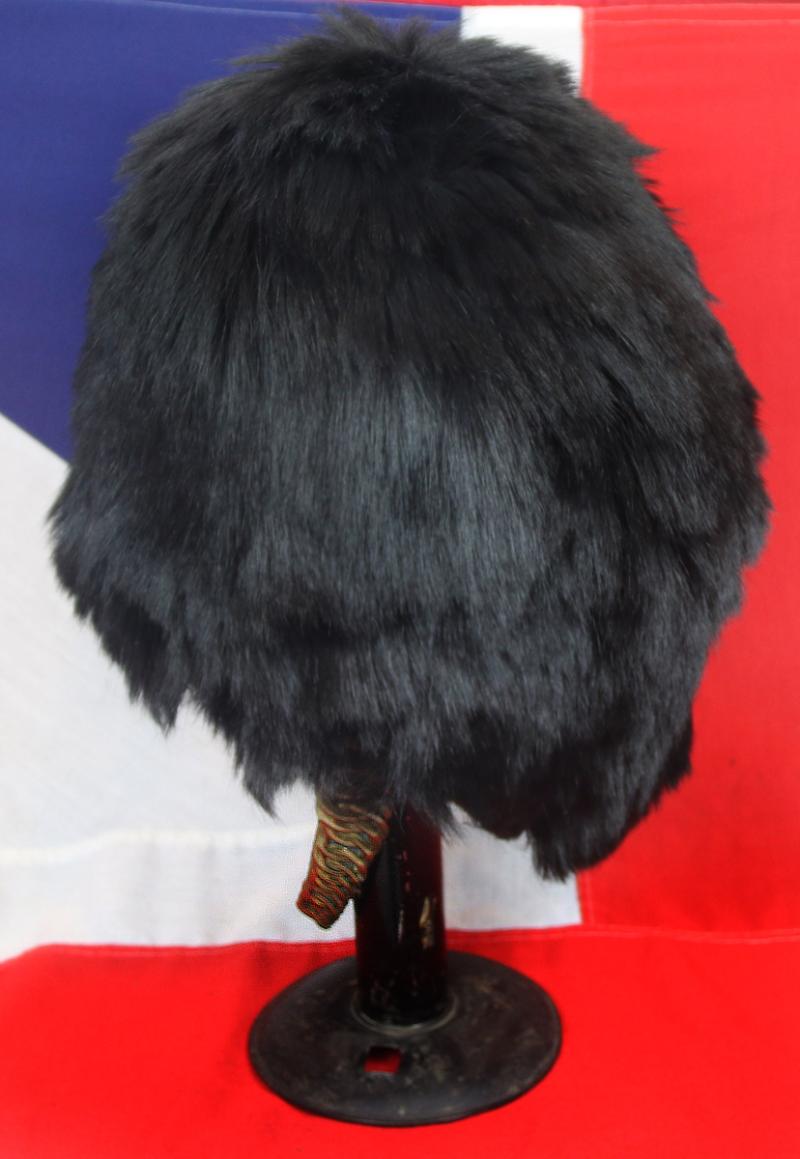 A Very, Very Rare Scots Fusilier Guards Officer's Bearskin Cap 1854. Used at Sebastopol and Alm. The Only Other 'Foldable' Bearskin, Surviving From The Crimean War, That We Know Of, Can Be Seen in The Guards Museum