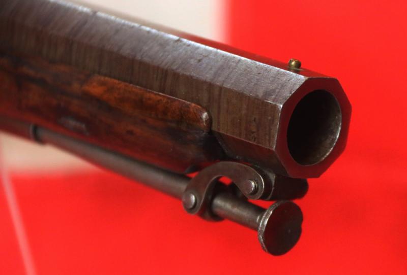 A Fabulous Quality Crimean War Cavalry Officer's Pistol of Carbine Bore, Damascus Barrel with Paget Style Captive Ramrod. Near Identical to the Pistol of Colonel John Yorke, 1st Royal Regt of Dragoons,.