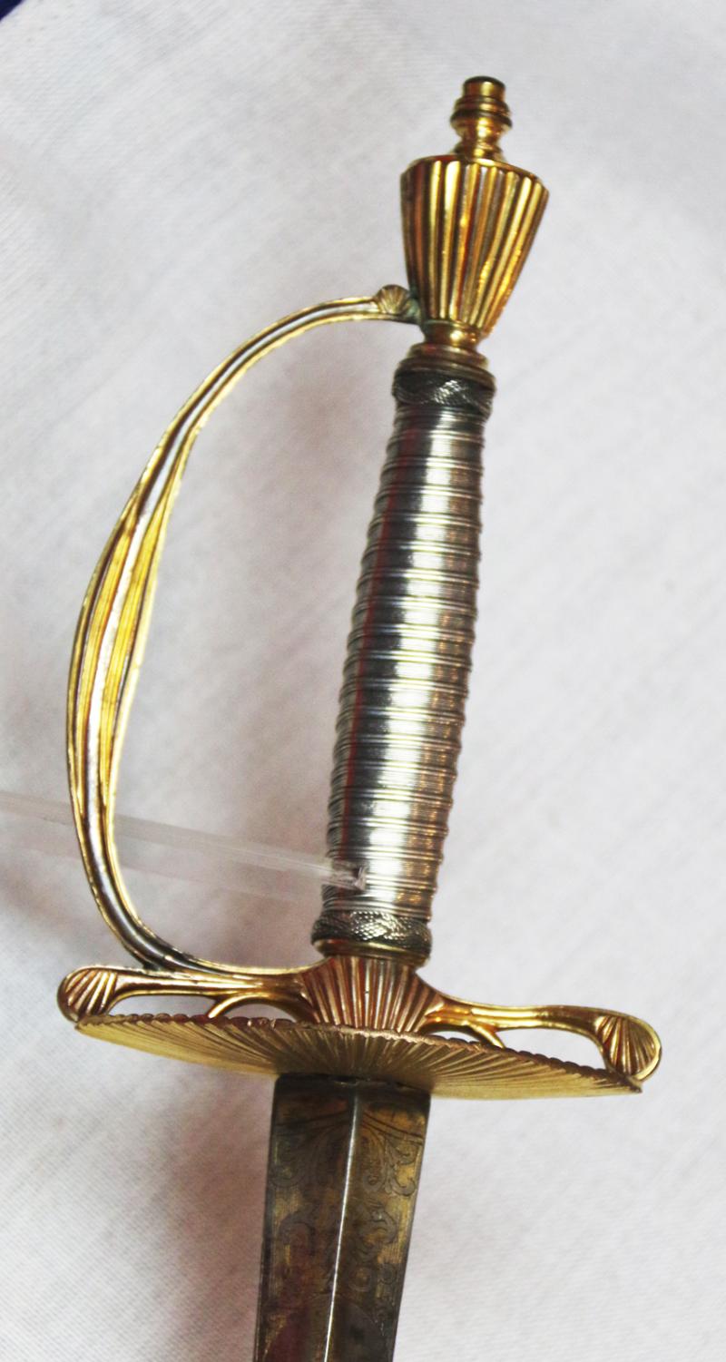 A Wonderful, Napoleonic Wars Period Museum Piece, A Highest Ranking British Officer's Sword Bespoke Commisioned For The Highest Ranking Officers of Both The Navy or Army, A 1790's Admiral of the Fleet or Field Marshal's Sword In Fabulous Condition