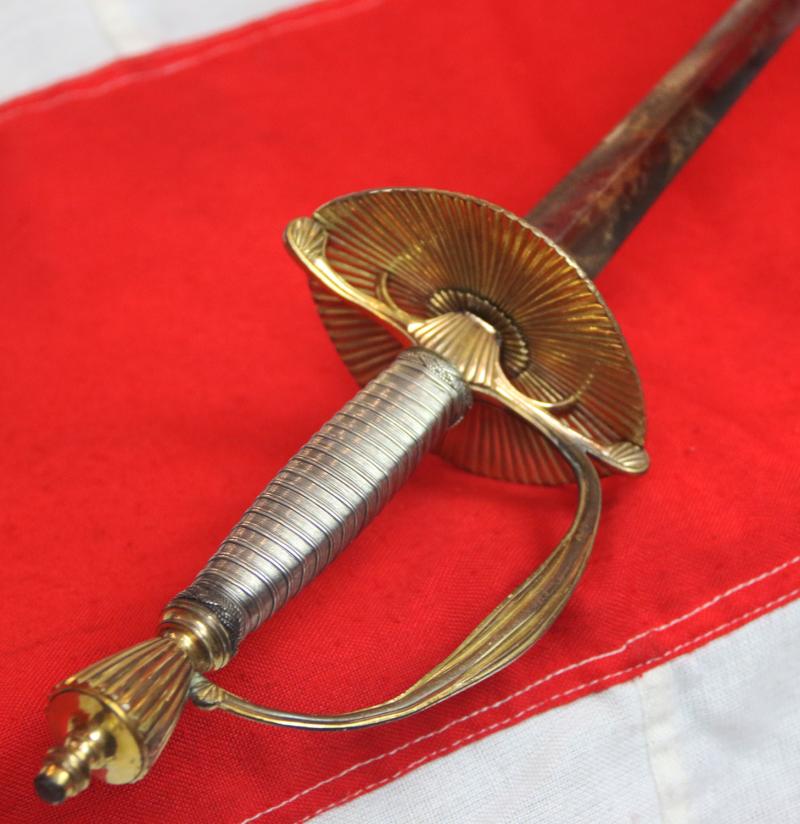 A Wonderful, Napoleonic Wars Period Museum Piece, A Highest Ranking British Officer's Sword Bespoke Commisioned For The Highest Ranking Officers of Both The Navy or Army, A 1790's Admiral of the Fleet or Field Marshal's Sword In Fabulous Condition
