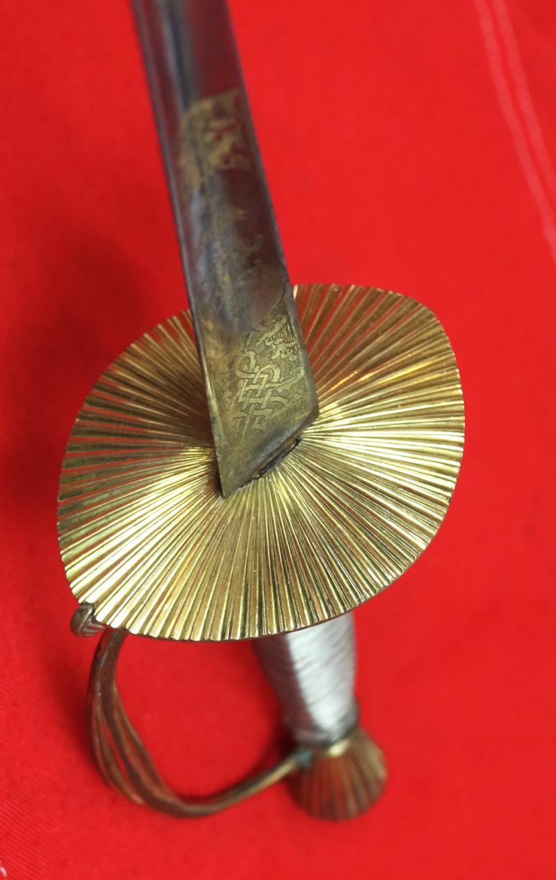 A Wonderful, Napoleonic Wars Period Museum Piece, A Highest Ranking British Officer's Sword Bespoke Commisioned For The Highest Ranking Officers of Both The Navy or Army, A 1790's Admiral of the Fleet or Field Marshal's Sword In Fabulous Condition