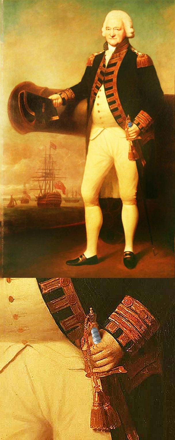 A Wonderful, Napoleonic Wars Period Museum Piece, A Highest Ranking British Officer's Sword Bespoke Commisioned For The Highest Ranking Officers of Both The Navy or Army, A 1790's Admiral of the Fleet or Field Marshal's Sword In Fabulous Condition