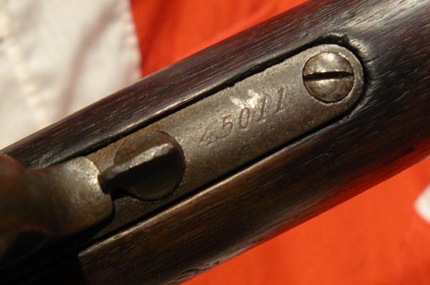 A Fabulous, Original, Incredibly Rare Wild West 1876 Winchester Repeating Rifle. With 22 inch Carbine Barrel, 2nd Model With Sliding Dust Cover. Probably The Most Famous & Historical American Rifle In The World. A License Free Antique Collectors Item