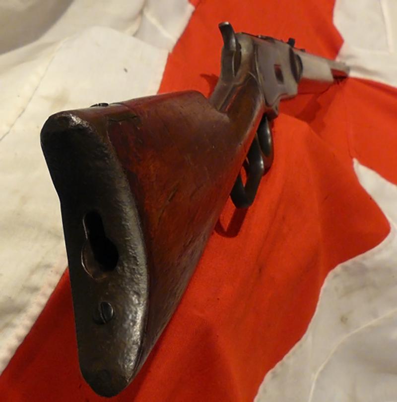 A Fabulous, Original, Incredibly Rare Wild West 1876 Winchester Repeating Rifle. With 22 inch Carbine Barrel, 2nd Model With Sliding Dust Cover. Probably The Most Famous & Historical American Rifle In The World. A License Free Antique Collectors Item