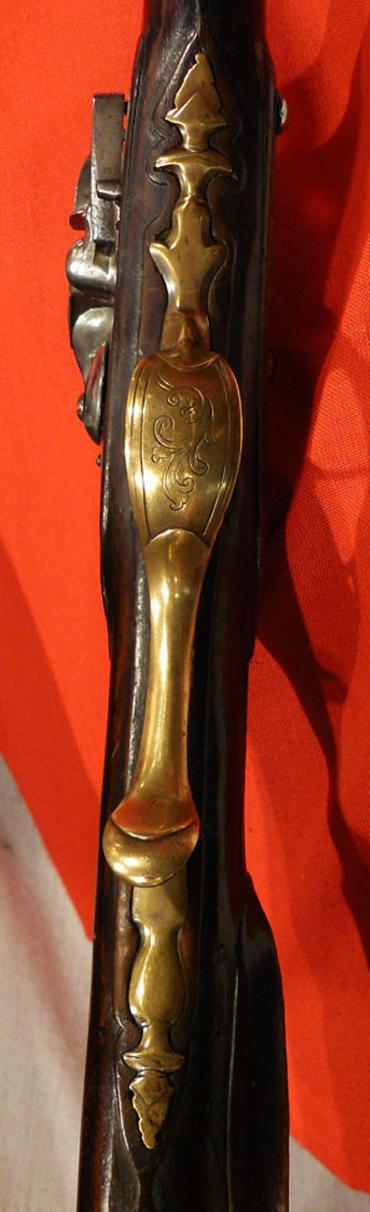 A Most Beautiful Early 18th Century Austrian Flintlock, A Royal Castle Gun, Originally Made in Vienna Possibly by Fowler & Riflemaker Casper Zelner. Latterly Used in the American Revolutionary War of the 1770's