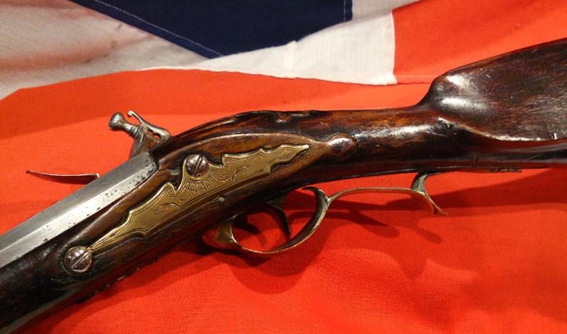 A Most Beautiful Early 18th Century Austrian Flintlock, A Royal Castle Gun, Originally Made in Vienna Possibly by Fowler & Riflemaker Casper Zelner. Latterly Used in the American Revolutionary War of the 1770's