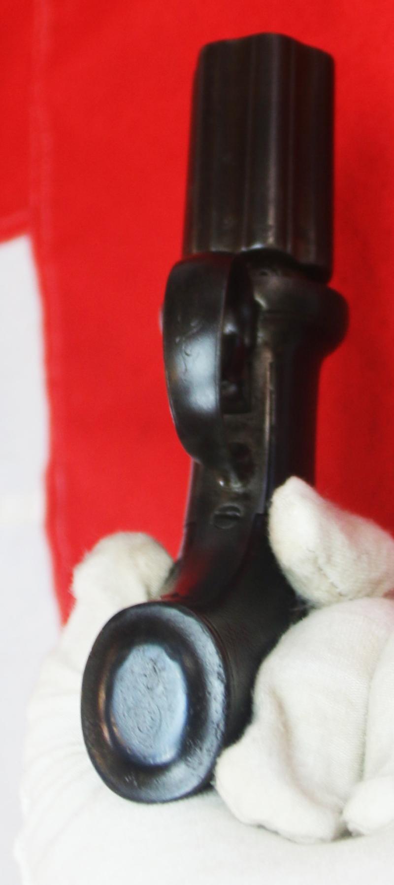 A Superb Pocket Sized 'Pepperbox' Derringer Revolver Six Shot Pistol Circa 1840, With Most Rare Sliding Hammer Safety Mechanism