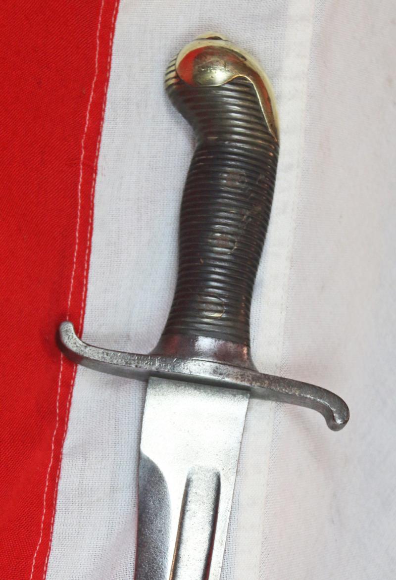 Original & Rare 19th Century Saxon M.1880 Faschinenmesser Pioneer Artillery Short Sword - Regimentally Marked