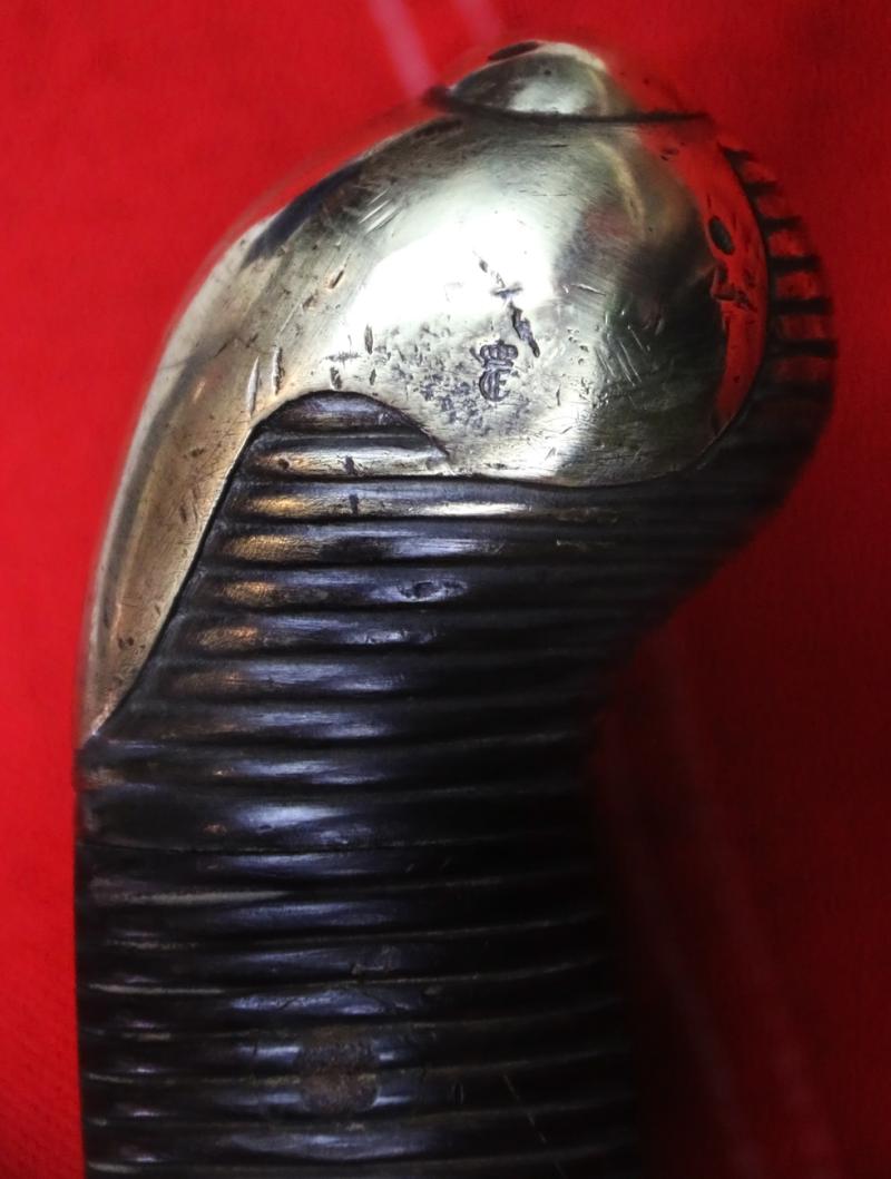 Original & Rare 19th Century Saxon M.1880 Faschinenmesser Pioneer Artillery Short Sword - Regimentally Marked