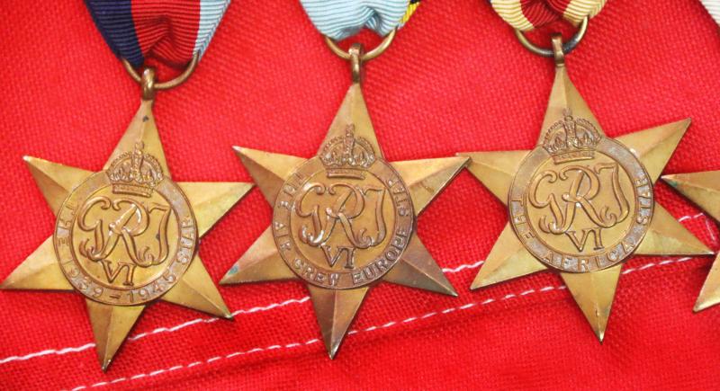 Aircrew Europe Six Medal Group, With Africa Star and 1942-43 Bar, 13th Squadron Observer, Operation Jubilee, 19/8/1942, the Dieppe Raids, One of the Top Five Most Secret Operations of WW2 with His Observer Wing {x 2} Dog Tags, Cap Badge & Silver O Wing