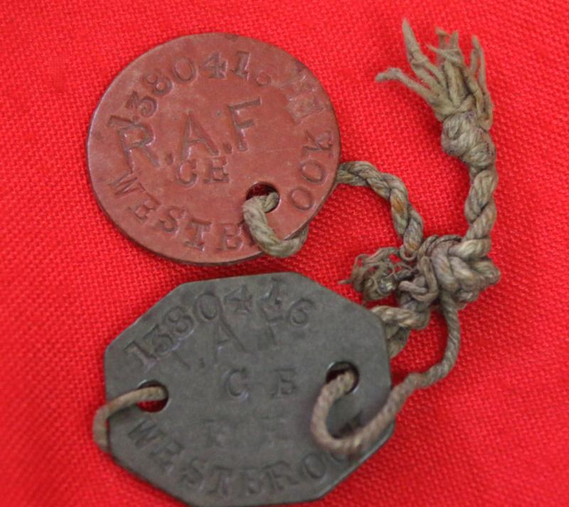 Aircrew Europe Six Medal Group, With Africa Star and 1942-43 Bar, 13th Squadron Observer, Operation Jubilee, 19/8/1942, the Dieppe Raids, One of the Top Five Most Secret Operations of WW2 with His Observer Wing {x 2} Dog Tags, Cap Badge & Silver O Wing