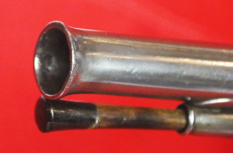 A Sublime 'Queen Anne', Circa 1720, Cannon Barrel Flintlock Holster Pistol of Sidelock Action, With Solid Silver Mounts Including a Silver, Maned Lion Head Butt Cap, and Silver Dragon Sideplate