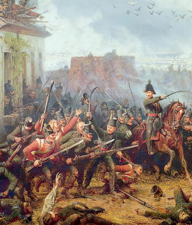 An 1801 Pattern Baker Rifle Sword {Bayonet}. Brass D Hilt & Single Edged Long Sword Blade