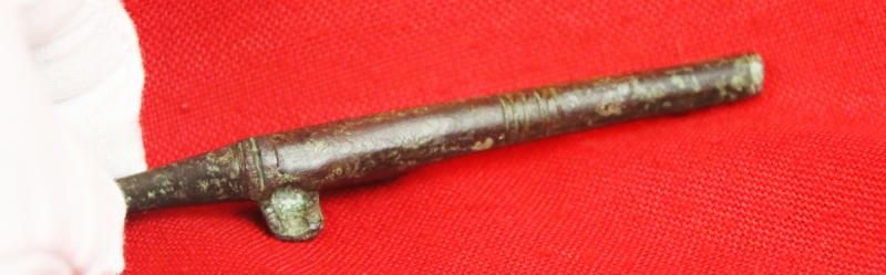 A Superb, Original, Late Queen Elizabeth Ist to King James Ist Period Miniature Pistol. Late 1500's, To The Turn of The 17th Century, Functioning Miniature Pistol