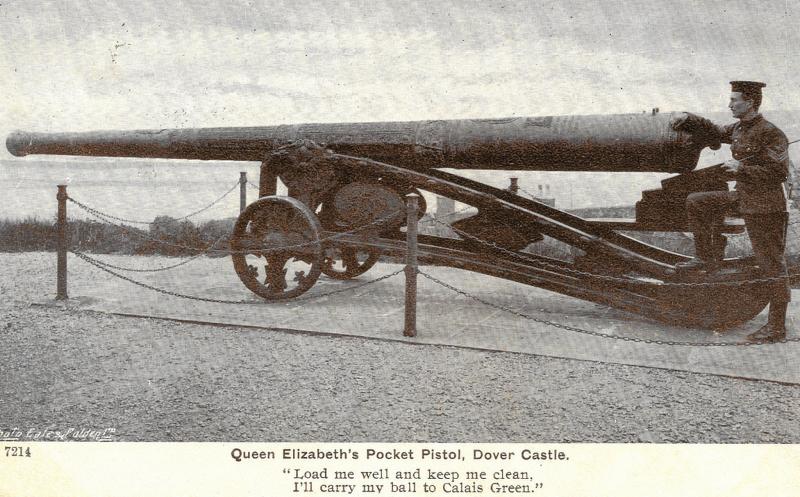 One Amazing {of Two} 17th Century Iron Cannon Balls From 'Queen Elizabeth's Pistol', A 24 Foot Long Basilisk Cannon. The Cannon Balls Were Found in the 19th Century. A Fabulous Relic From 'The Siege of Hull' During the English Civil War