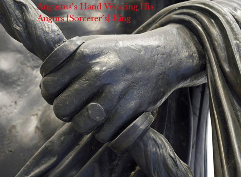 Roman Ist Century AD Hippocampus Intaglio Engraved Bronze 'Status' Ring. Around 2000 Years Old. From The Time Of the Divine Augustus, The First Emperor of Rome