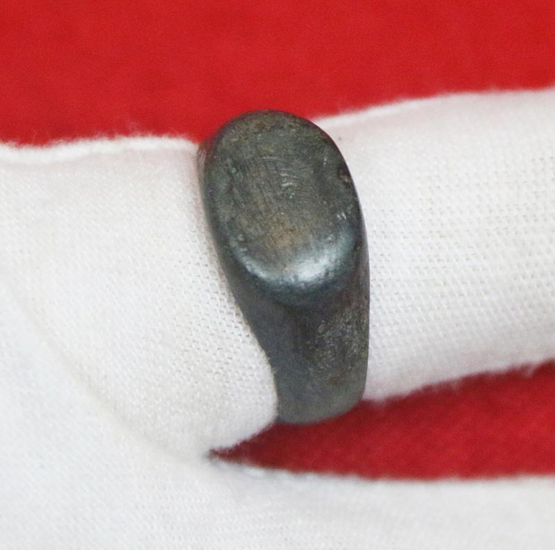 An Original & Superb Imperial Roman Bronze Ring, The Type Worn by the Praetorian Guard, Personal Guard of the Emperor 1st Century AD From the Time of Julio-Claudian Emperors, Augustus, Tiberious, Caligula, Claudius & Nero