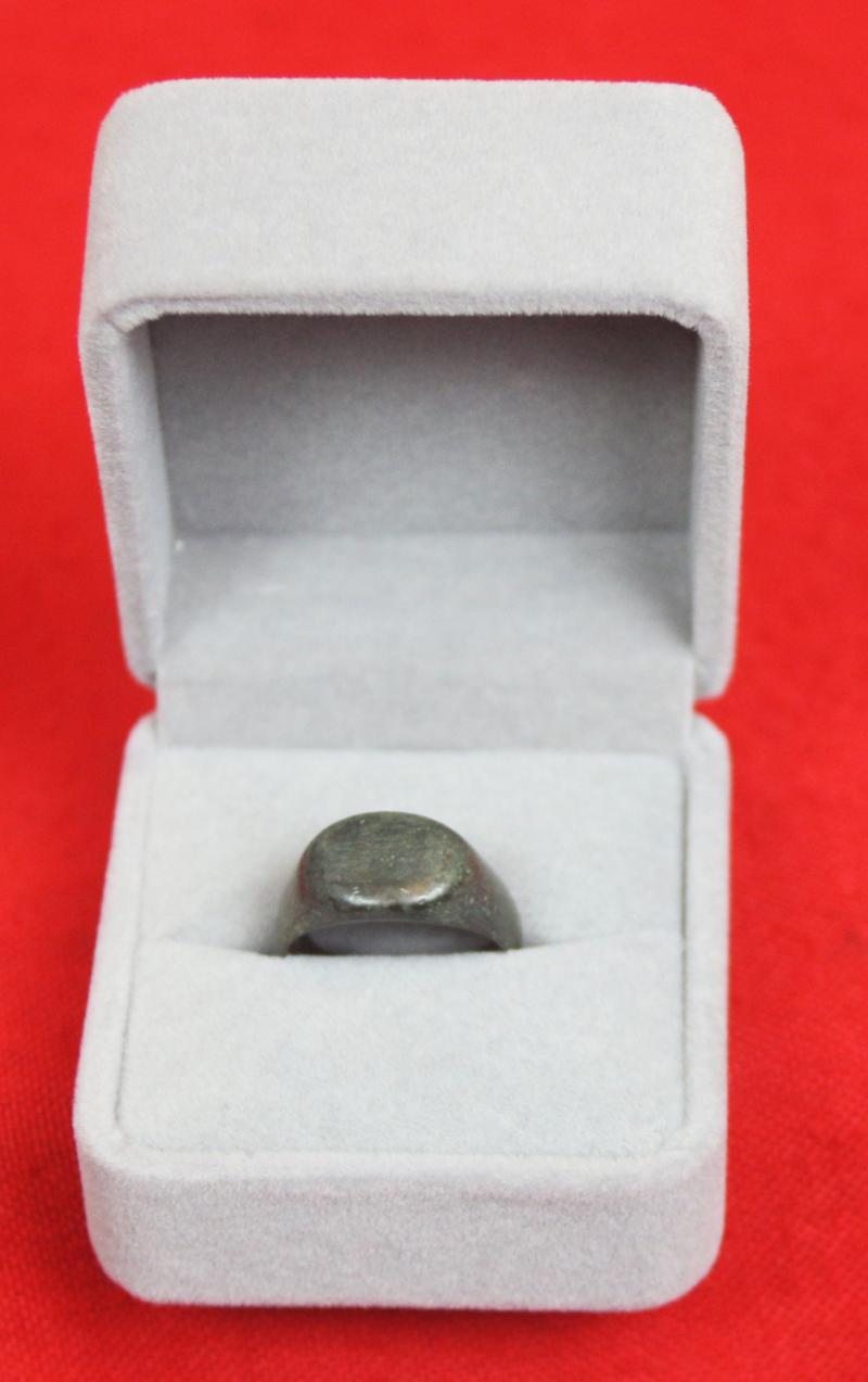 An Original & Superb Imperial Roman Bronze Ring, The Type Worn by the Praetorian Guard, Personal Guard of the Emperor 1st Century AD From the Time of Julio-Claudian Emperors, Augustus, Tiberious, Caligula, Claudius & Nero