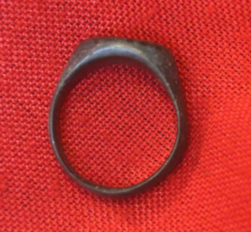 An Original & Superb Imperial Roman Bronze Ring, The Type Worn by the Praetorian Guard, Personal Guard of the Emperor 1st Century AD From the Time of Julio-Claudian Emperors, Augustus, Tiberious, Caligula, Claudius & Nero
