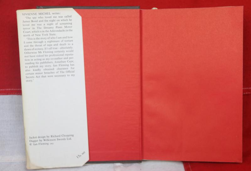 The Spy Who Loved Me by Ian Fleming First Edition Jonathan Cape 1962. The Vivienne Michel Novel { Fleming's Invented Co-Author Novelist}. This is the Only Bond Book To Be Written In The First Person.