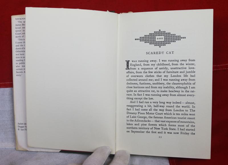 The Spy Who Loved Me by Ian Fleming First Edition Jonathan Cape 1962. The Vivienne Michel Novel { Fleming's Invented Co-Author Novelist}. This is the Only Bond Book To Be Written In The First Person.