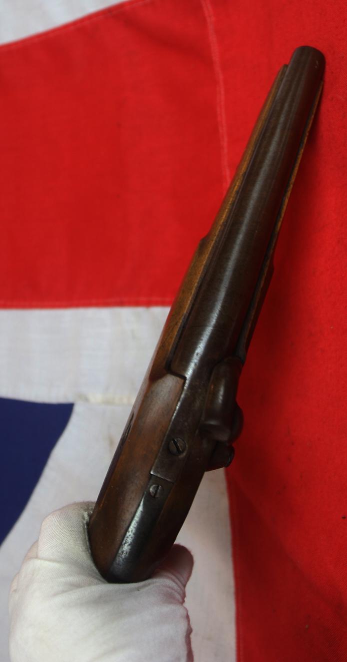 A 19th Century Indian Raj Period Percussion Cavalry Horse Pistol, With Damascus Twist Steel Barrel, Thus Likely For An Officer, Such as, a Risaldar/Subedar, or Risaldar Major of The Punjab Irregular Cavalry