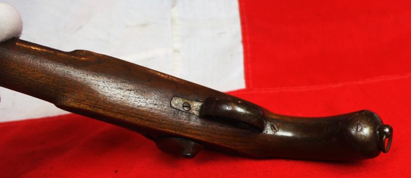 A 19th Century Indian Raj Period Percussion Cavalry Horse Pistol, With Damascus Twist Steel Barrel, Thus Likely For An Officer, Such as, a Risaldar/Subedar, or Risaldar Major of The Punjab Irregular Cavalry