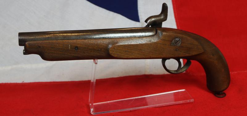 A 19th Century Indian Raj Period Percussion Cavalry Horse Pistol, With Damascus Twist Steel Barrel, Thus Likely For An Officer, Such as, a Risaldar/Subedar, or Risaldar Major of The Punjab Irregular Cavalry