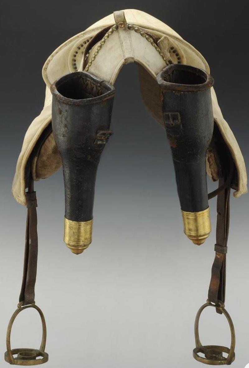 A 19th Century Indian Raj Period Percussion Cavalry Horse Pistol, With Damascus Twist Steel Barrel, Thus Likely For An Officer, Such as, a Risaldar/Subedar, or Risaldar Major of The Punjab Irregular Cavalry