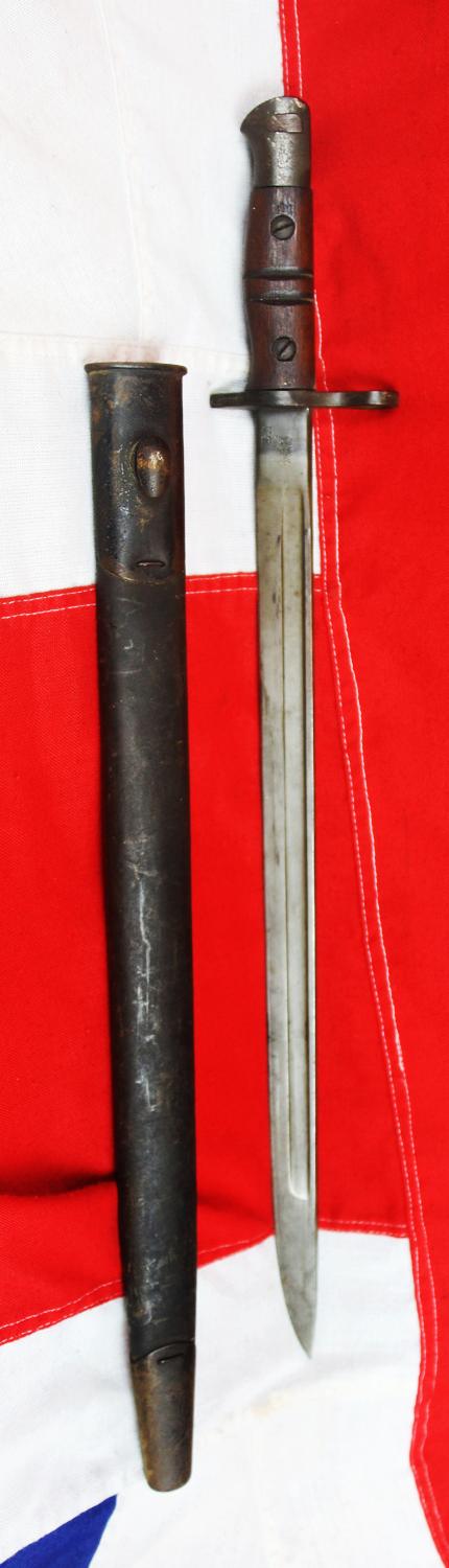 1917 US Bayonet, The *U.S. Model 1913 ‘1917’ Dated Remington Bayonet and Scabbard.