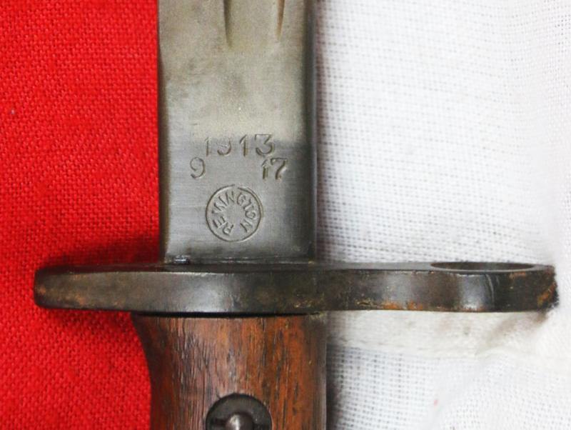 1917 US Bayonet, The *U.S. Model 1913 ‘1917’ Dated Remington Bayonet and Scabbard.