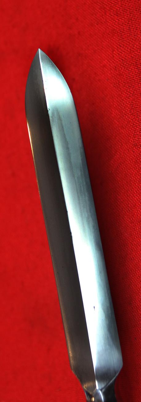 A Superb Samurai, Shinto Period, 350 Year Old, Ryo-Shinogi Yari Polearm Spear, Signed Bushu ju Shimosaka Fujiwara Kazunori, In Incredible Polish, Showing Fine Grain in the Hada and Wide Fine Suguha Hamon, With 12 'Notch' Tang