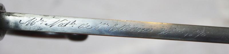 A Superb 19th Century French Chassepot M1866 Sword Bayonet, Franco Prussian War Issue, Manufactured at the Armoury of StEtienne 1870