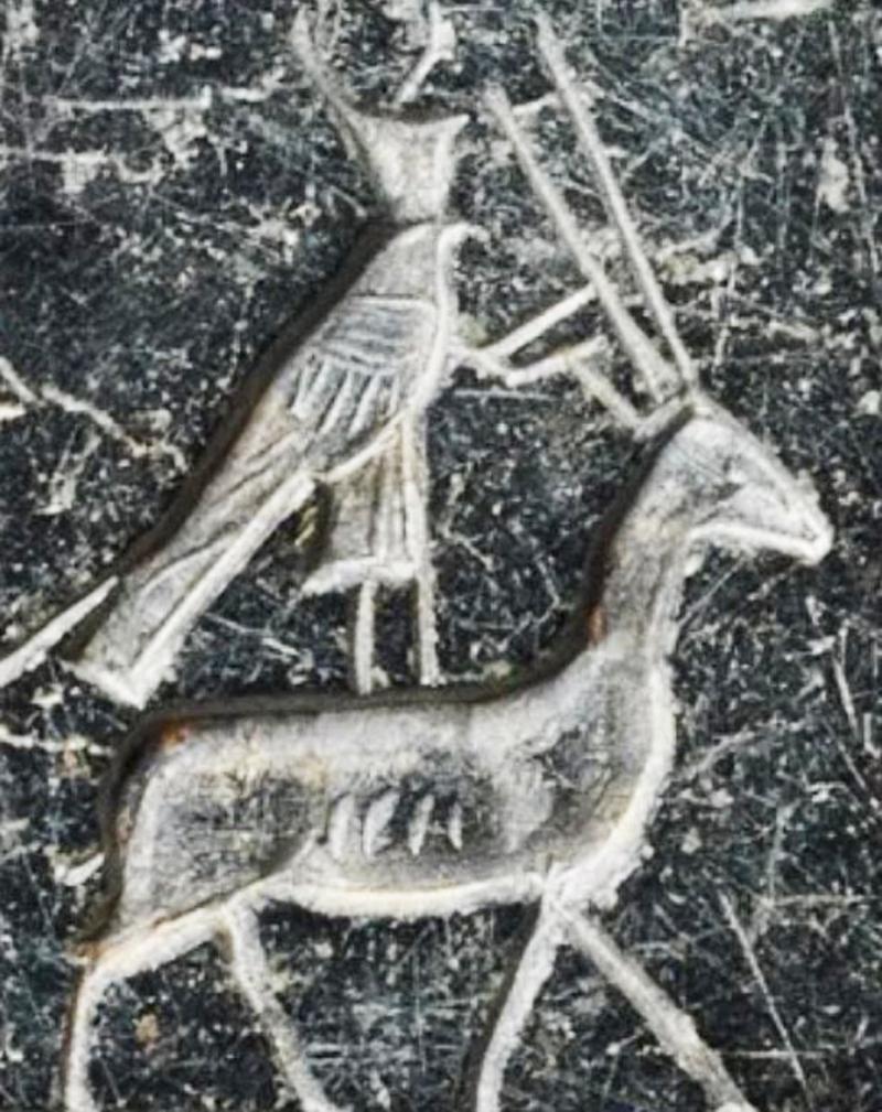 A Stunning Ancient Roman Ist Century AD, Galloping Oryx Intaglio Engraved Bronze 'Status' Seal Ring.