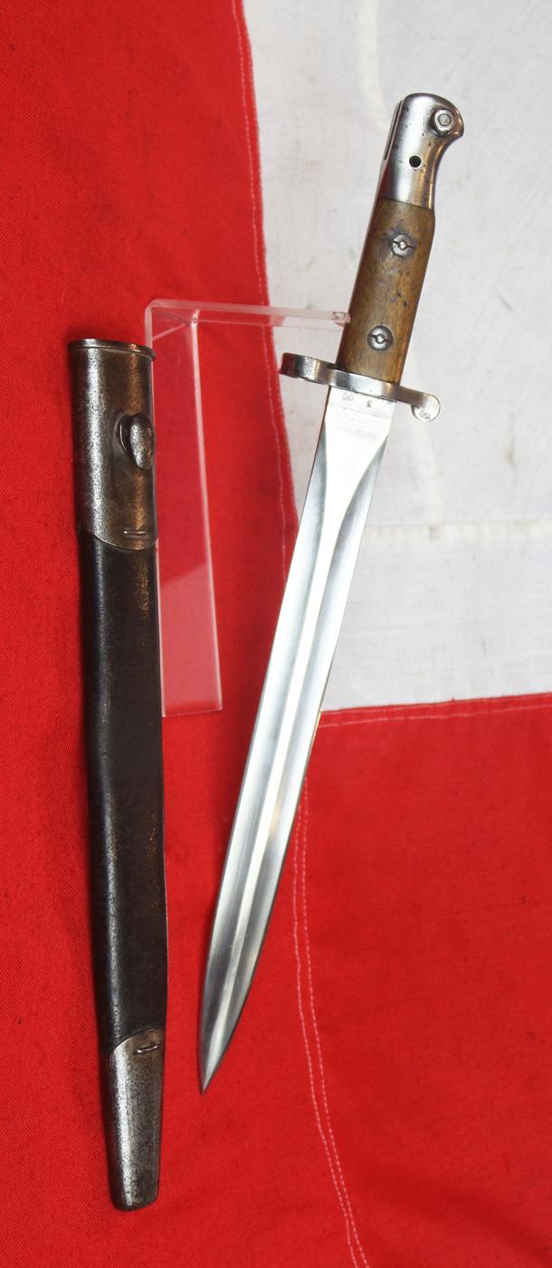 A Most Scarce, Edwardian, 2nd Battalion Royal Irish Regt. Long Lee Enfield 1903 Bayonet, To Fit & Use With The Long Lee Enfield & The MK III SMLE Enfield